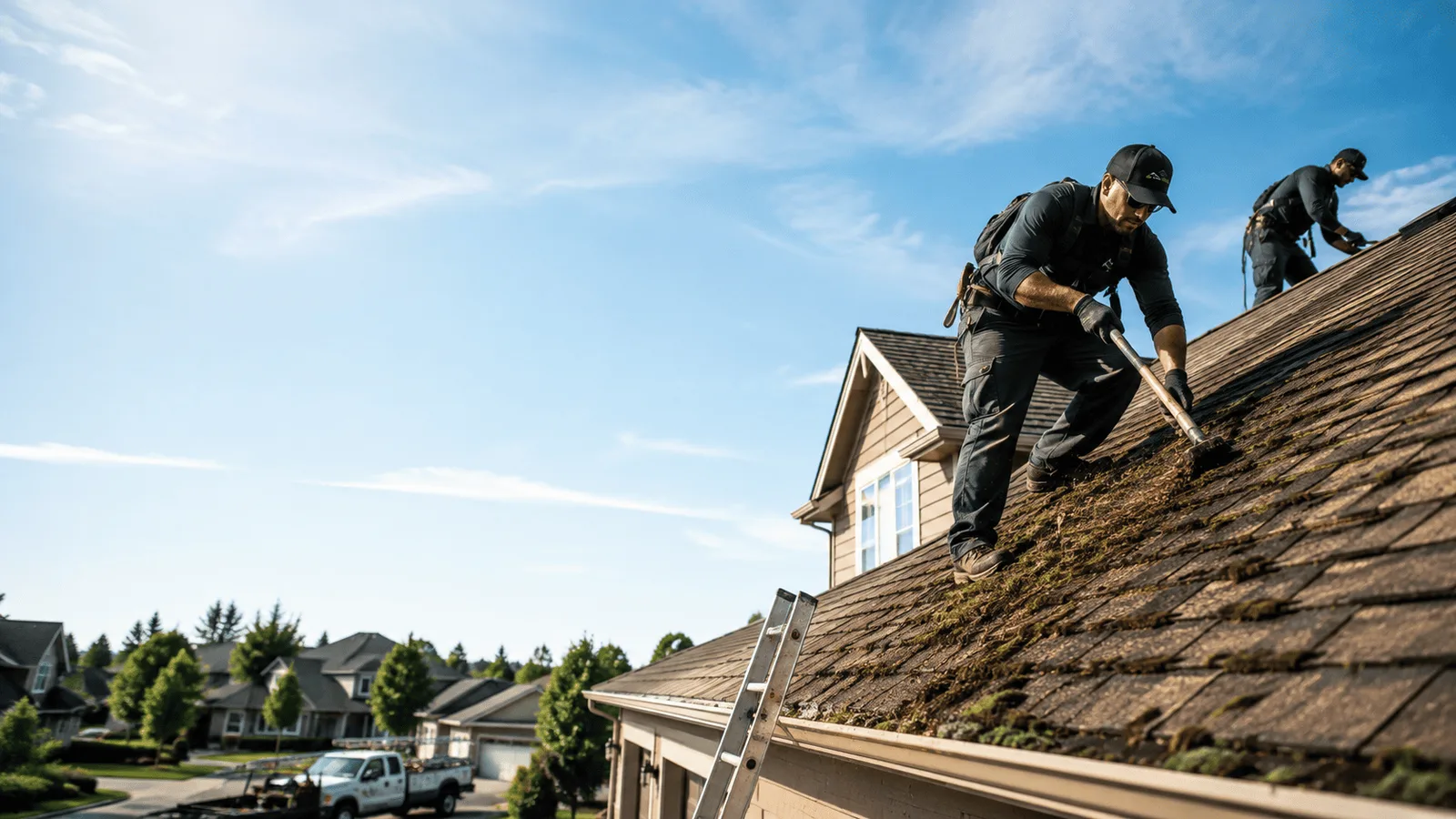 Roof Moss Removal in Basking Ridge, NJ near me